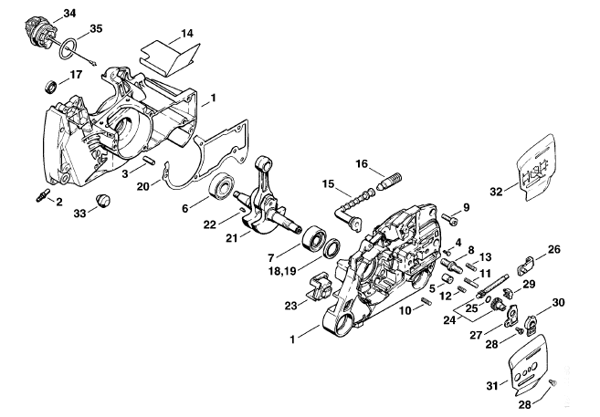 Crankcase - Crankshaft