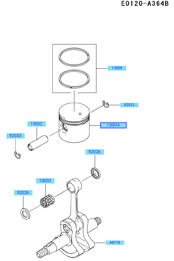 Piston Crankshaft