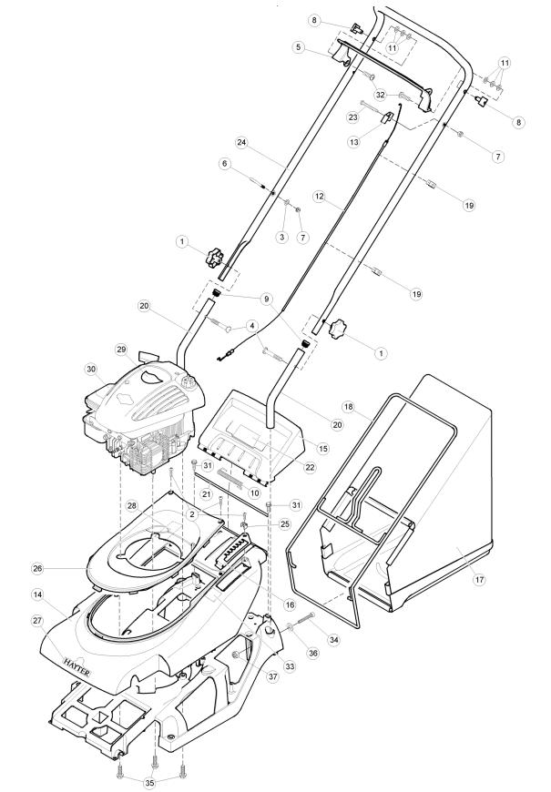 Upper Main Frame Assembly
