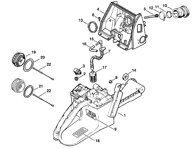 Tank housing