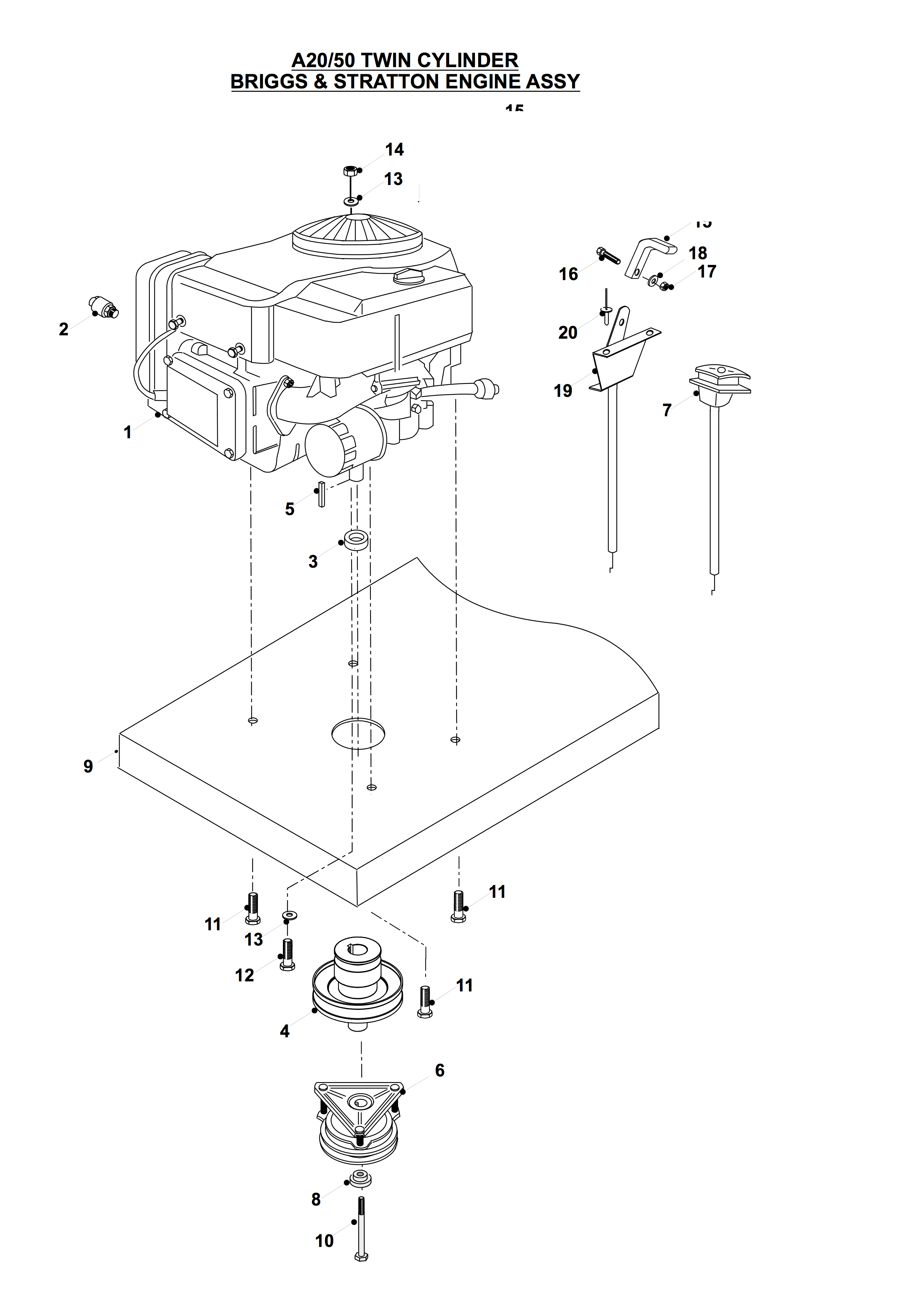 BRIGGS ENGINE ASSY