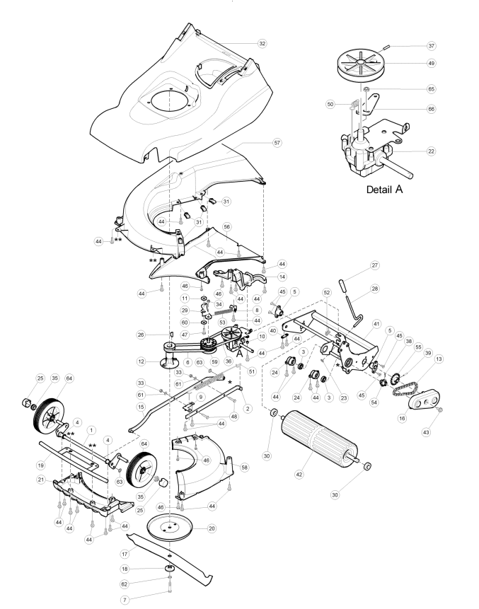 Lower Main Frame Assembly