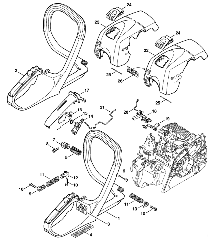 Handle frame