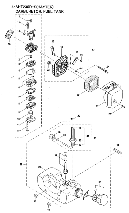 Carburetor - Fuel Tank