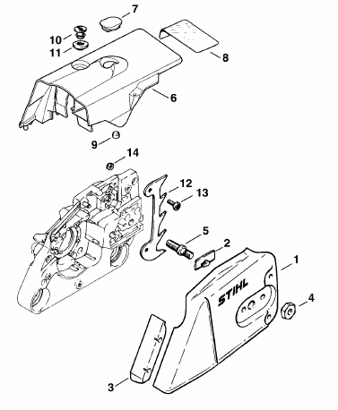 Chain sprocket cover - Shroud