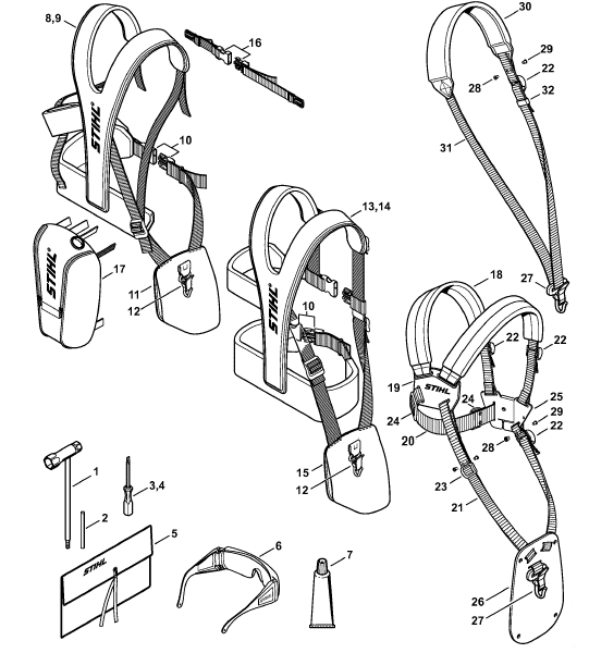 Tools, Full Harness