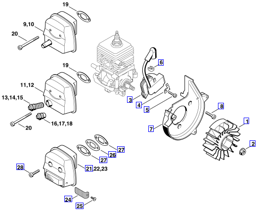 Ignition System-Muffler