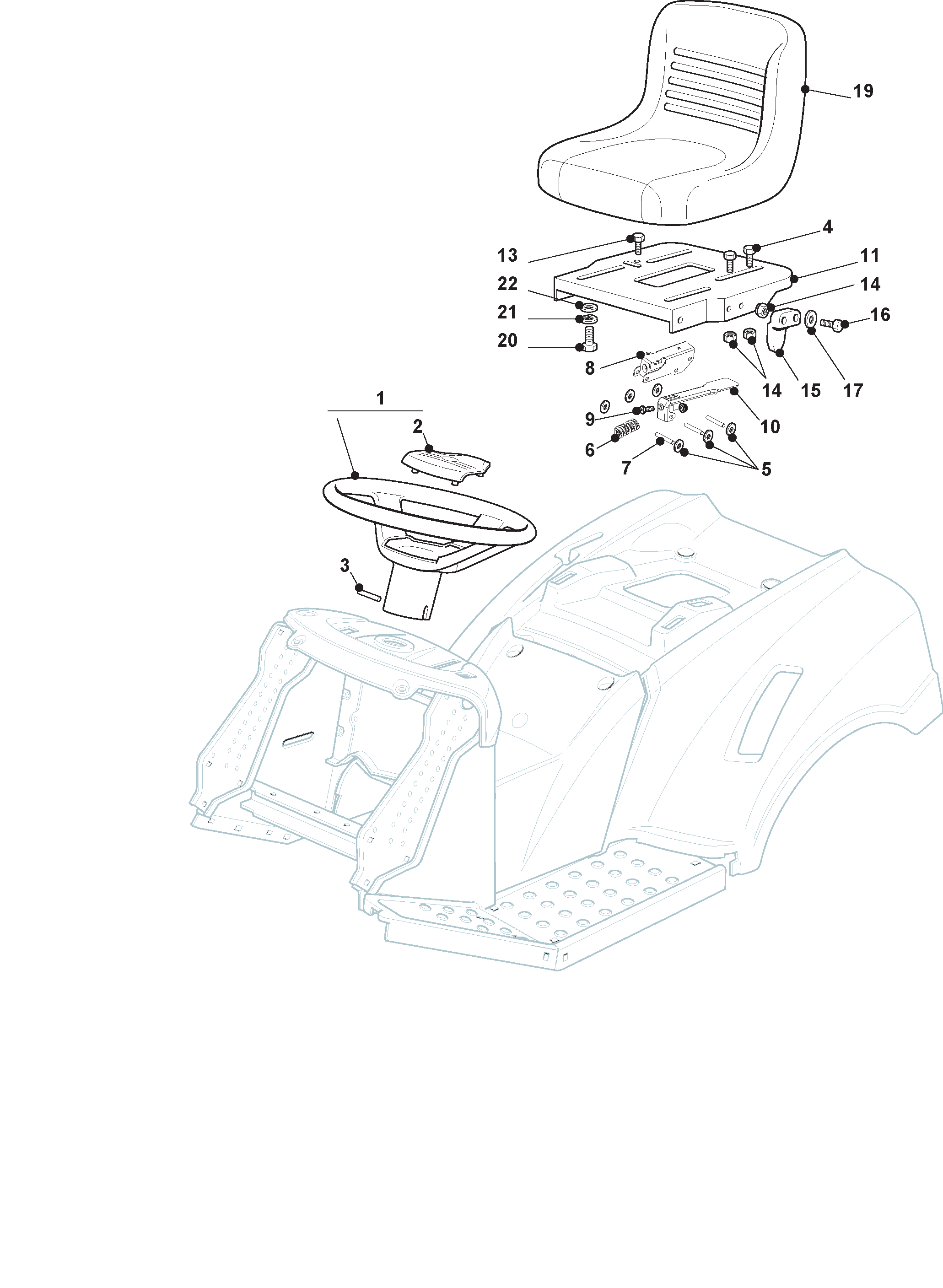 Seat & Steering Wheel