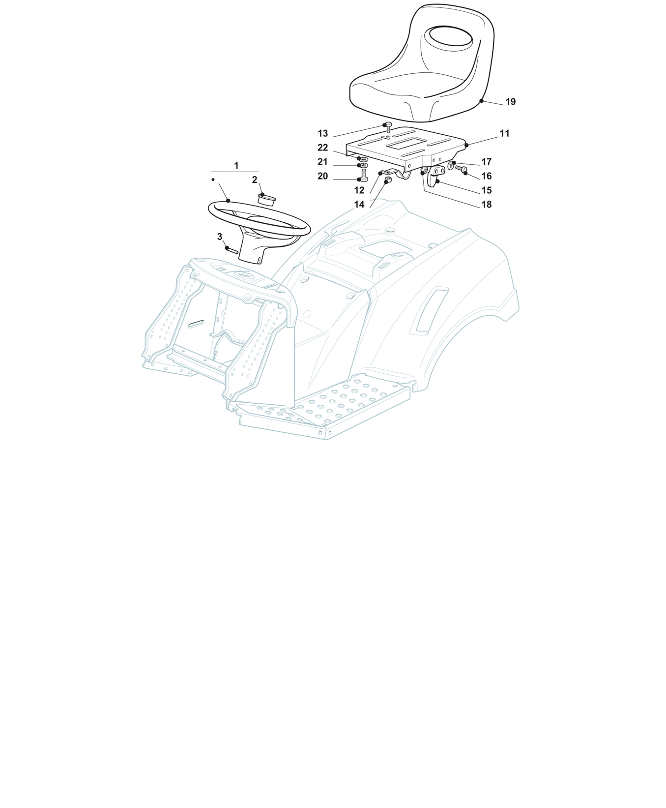 Seat and Steering Wheel