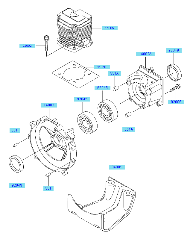 CYLINDER/CRANKCASE