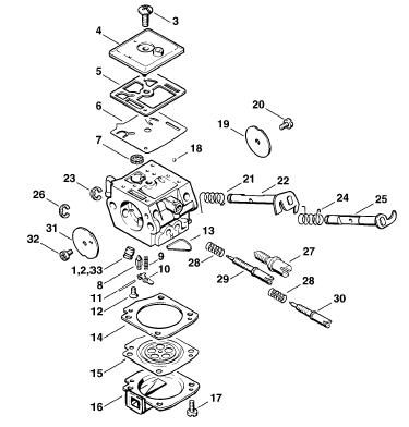 Carburetor C3A-S31E - C3A-S65
