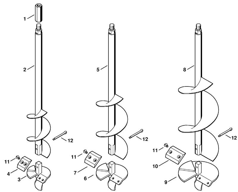Planting hole drill