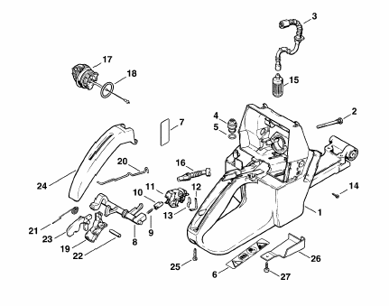 Tank housing