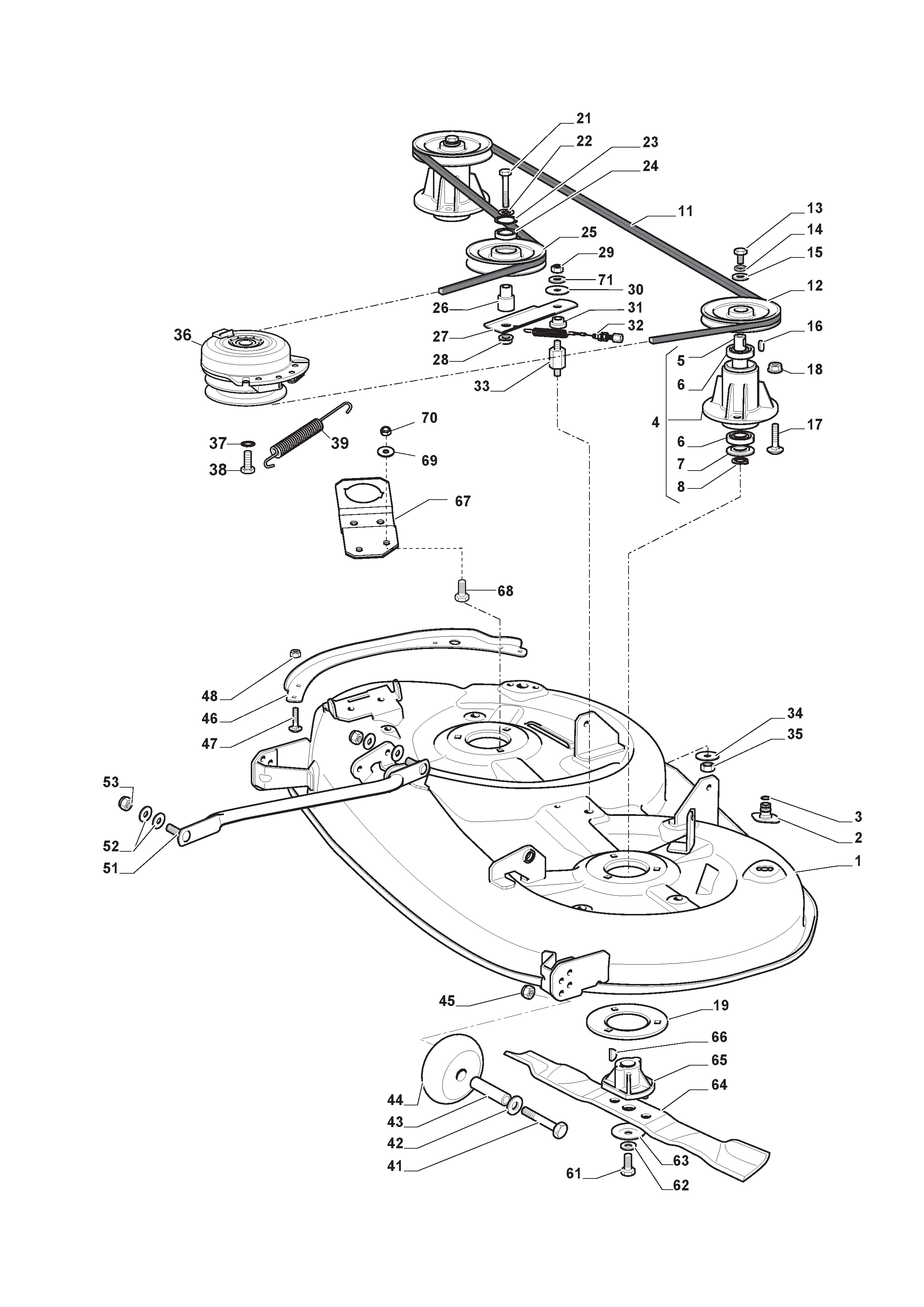 Cutting Plate with Electromagnetic Clutch