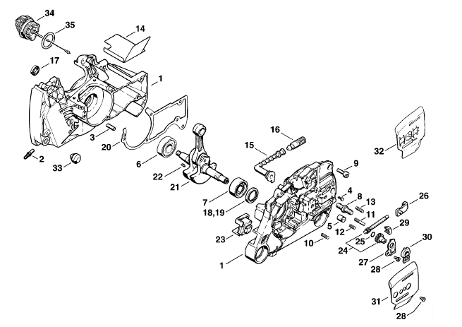 Crankcase - Crankshaft