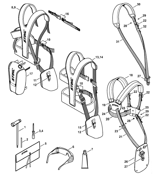 Tools, Full Harness