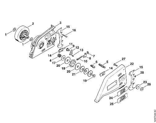 D-Chain sprocket cover