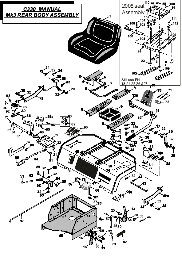 MK3 Rear Body Assembly