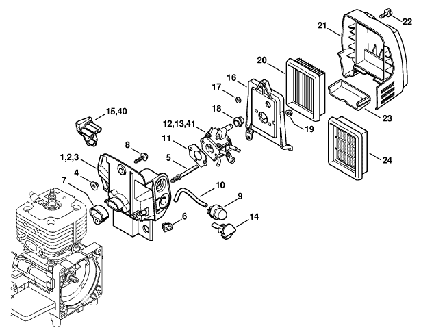 Carburetor housing
