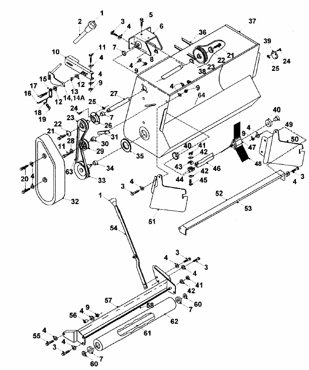 Powered Grass Collector '94-'95