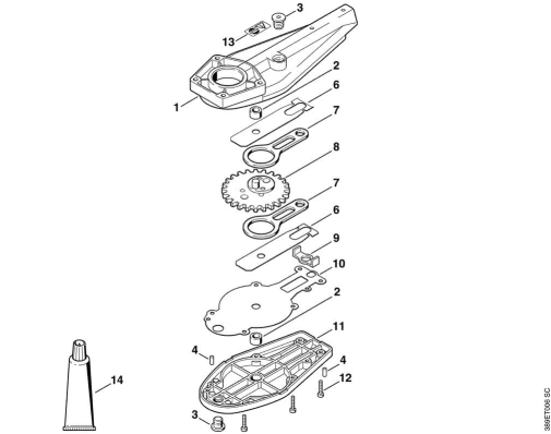 J-Gear housing