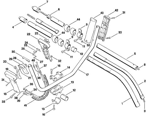 G-Two-handed handle bar,. Drive tube