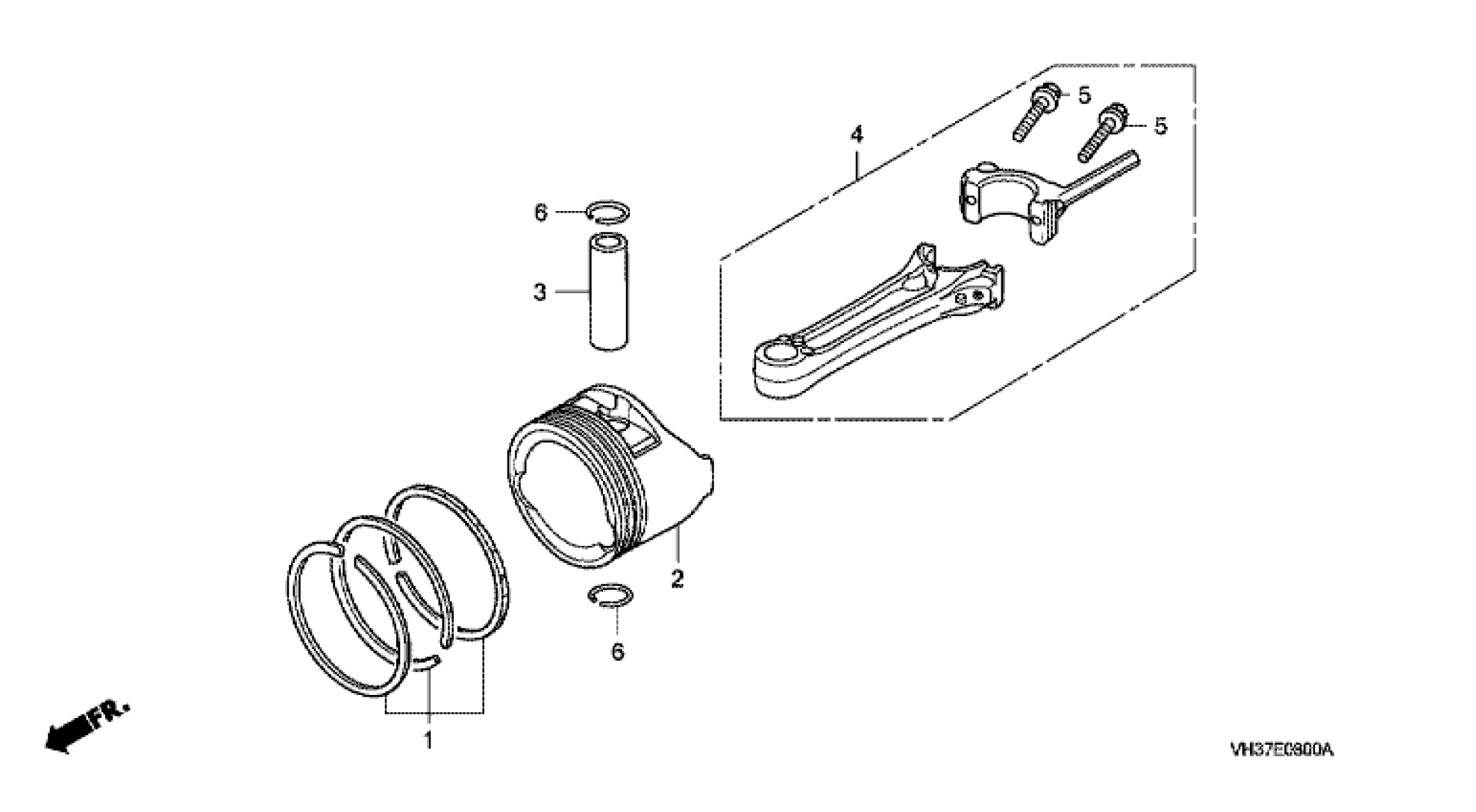 PISTON & CONNECTING ROD