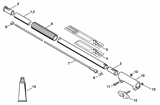 Drive tube extension HT-KM