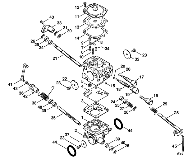Carburetor HS-314A (43.2007)