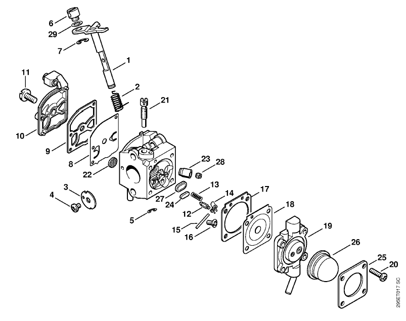 Carburetor C1Q-S55 (04.2001)