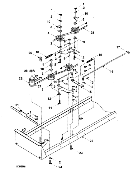 P.T.O. Transmission Assy