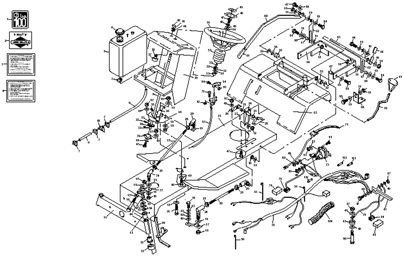 Steering, Gear Change and Electrical Controls – 1012
