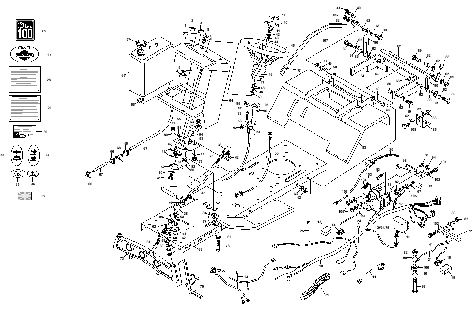 Steering and Electrical Controls