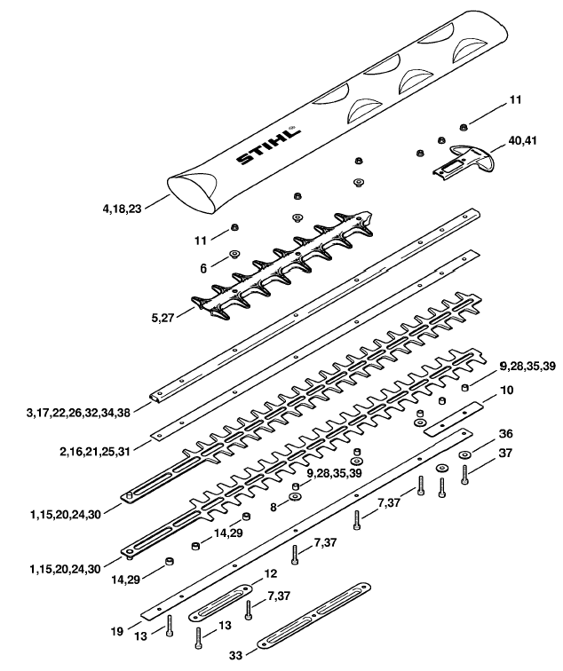 Cutter bar HS 81.