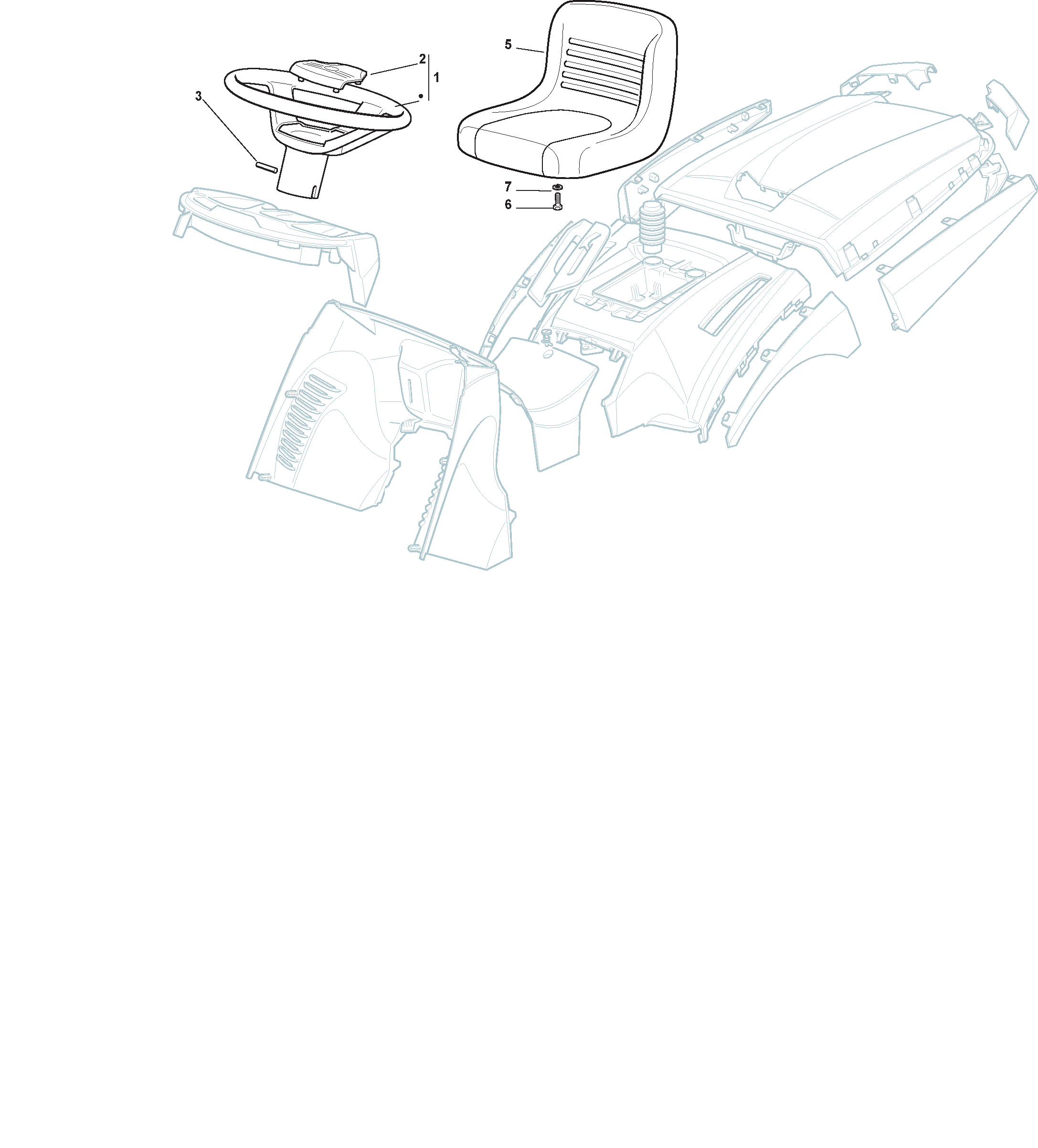 Seat & Steering Wheel