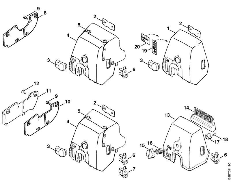 Carburetor box cover