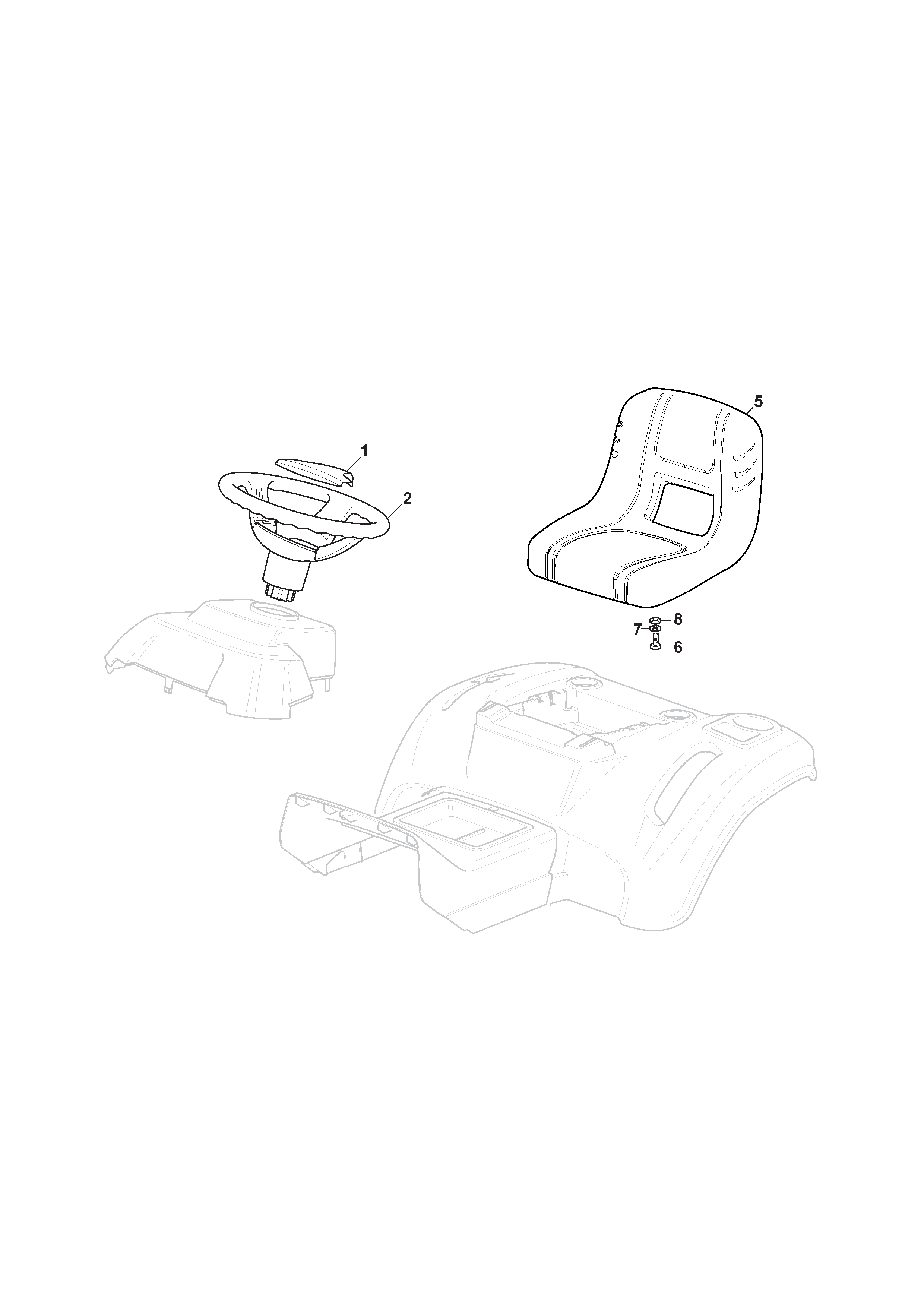 Seat & Steering Wheel