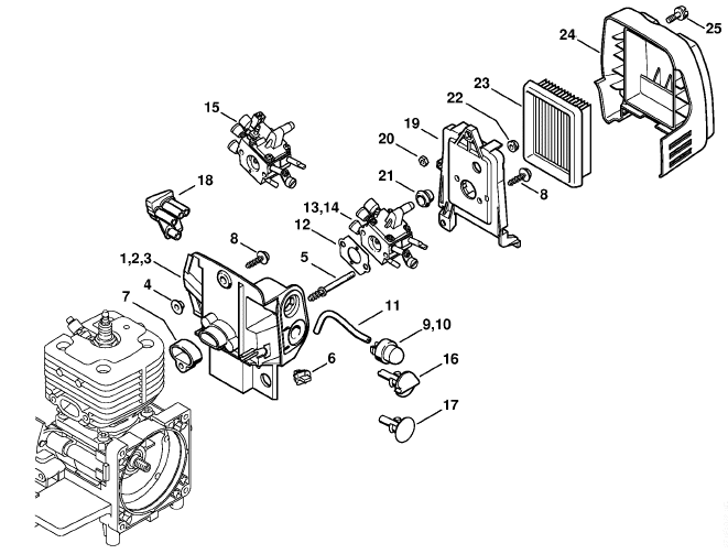 Carburetor housing