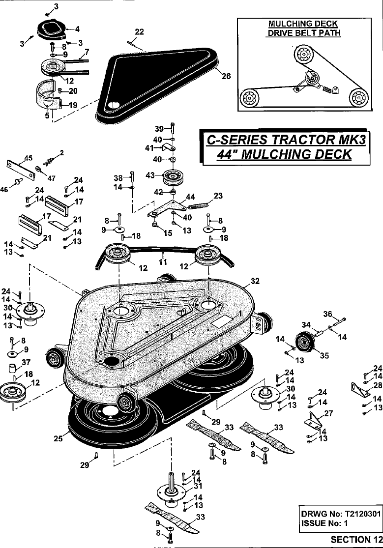 44 Mulching Deck