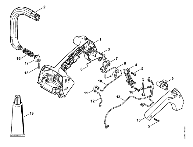 Handle Housing & Handlebar