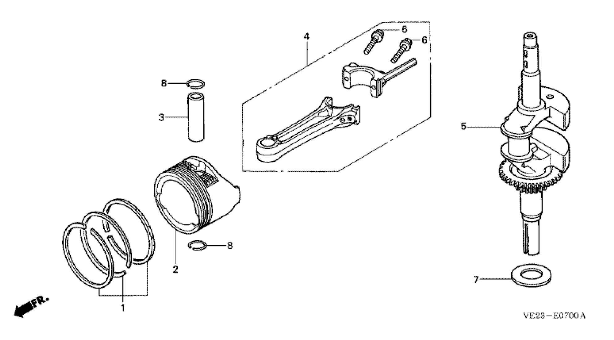 CRANKSHAFT-PISTON & CONNECTING ROD 