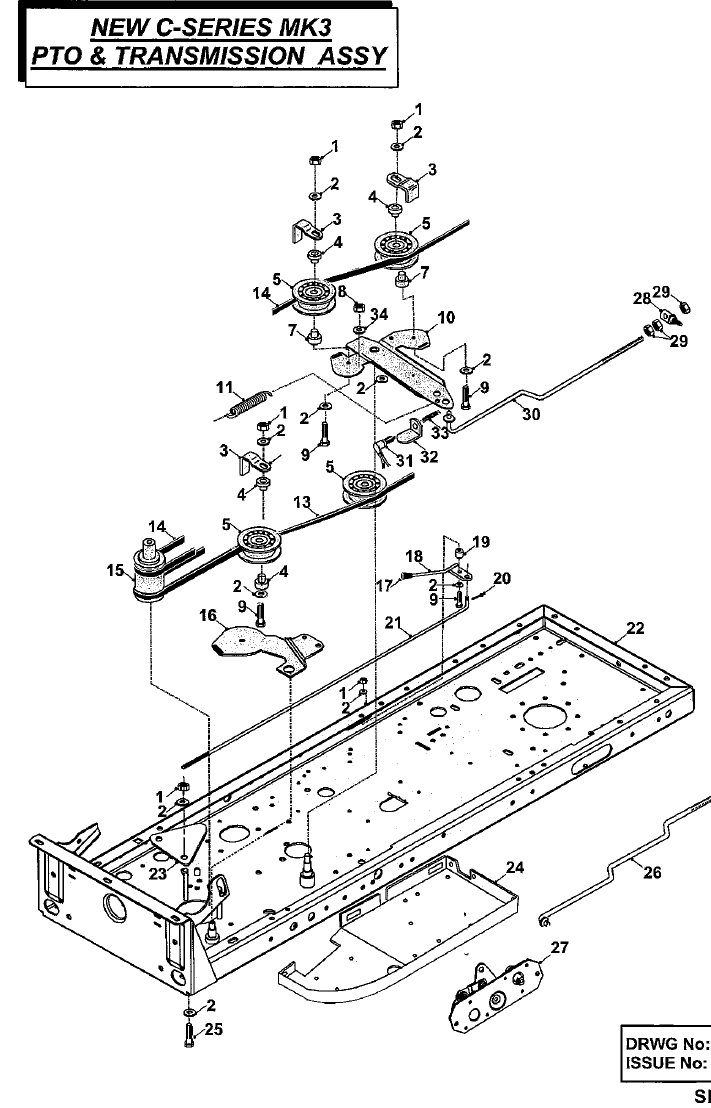 PTO & Transmission Assembly