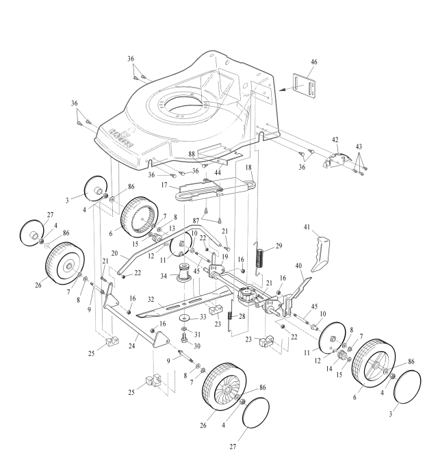 Lower Main Frame Assembly