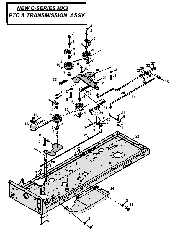 MK3 PTO & Transmission Assembly