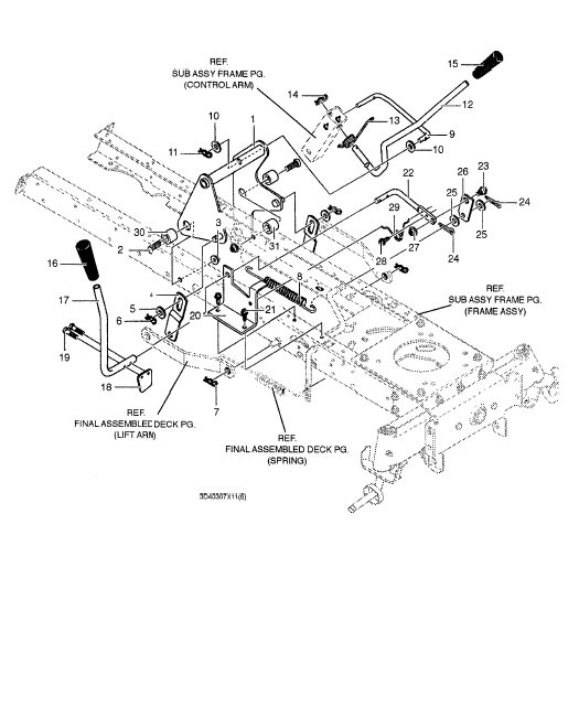 Mowers Suspension Assy