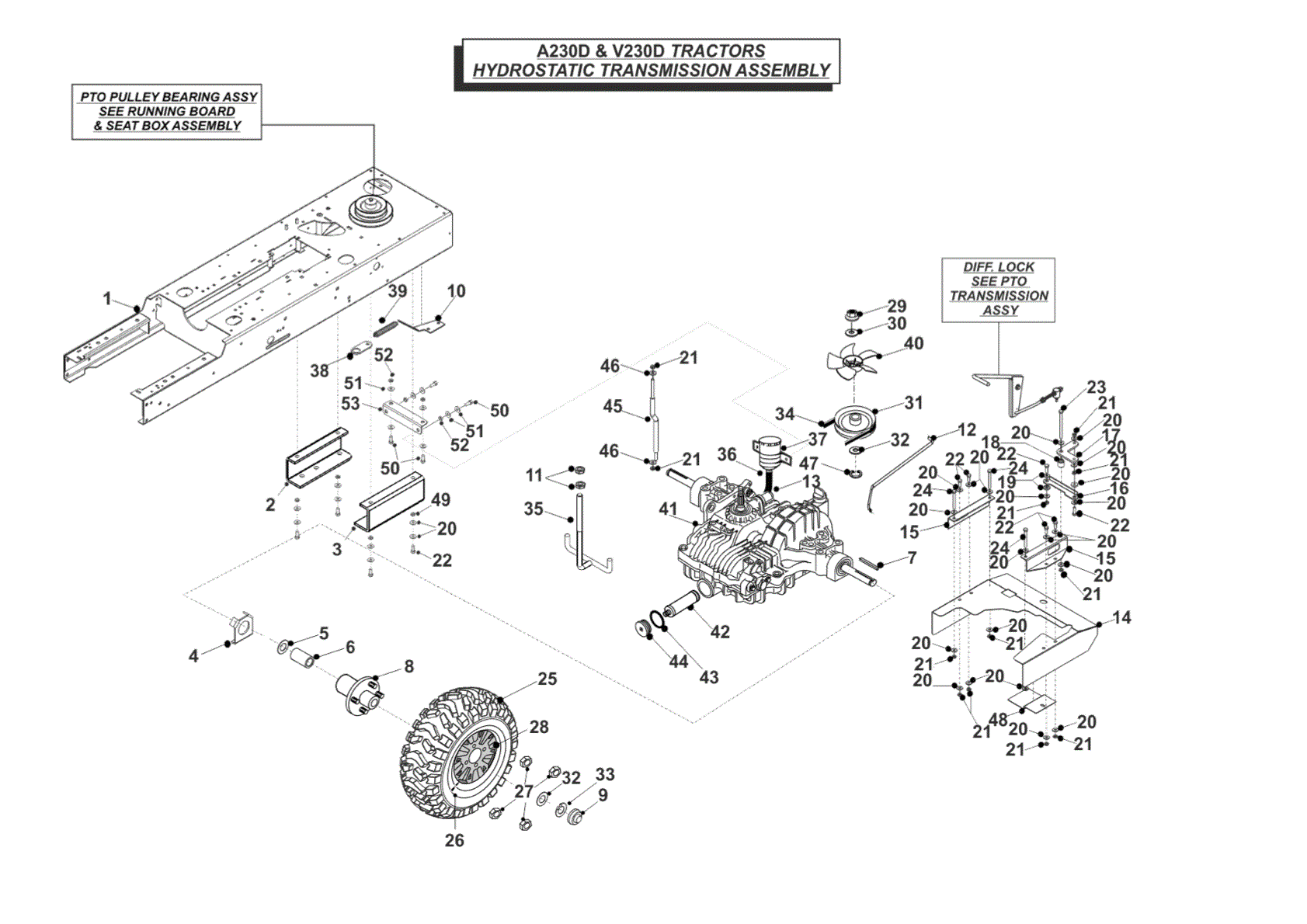 Hydrostate Transmission Assembly