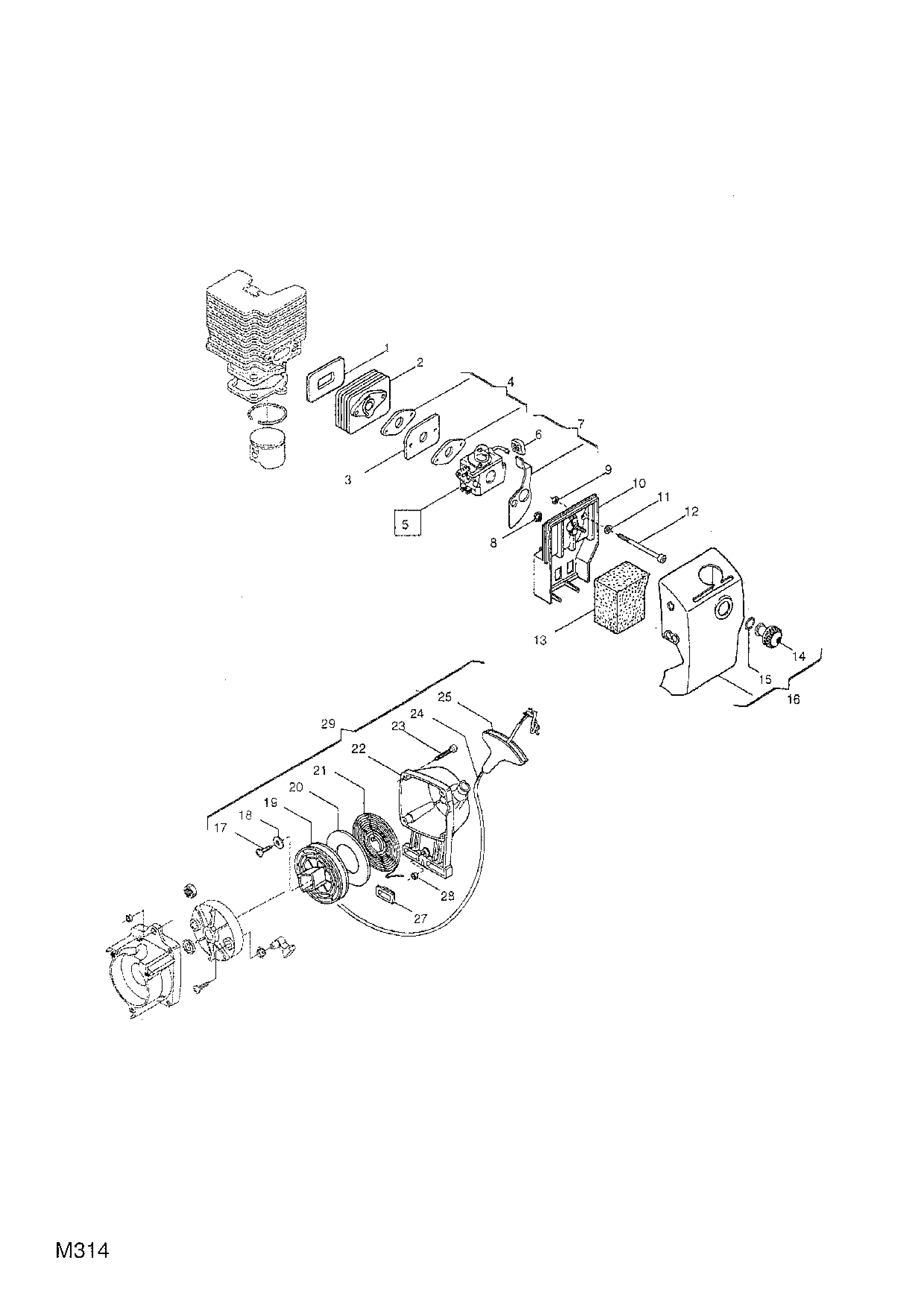 Brush Cutter Starter