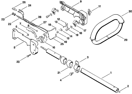 G-Drive tube, Wrap around handle