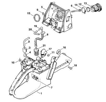 Tank housing