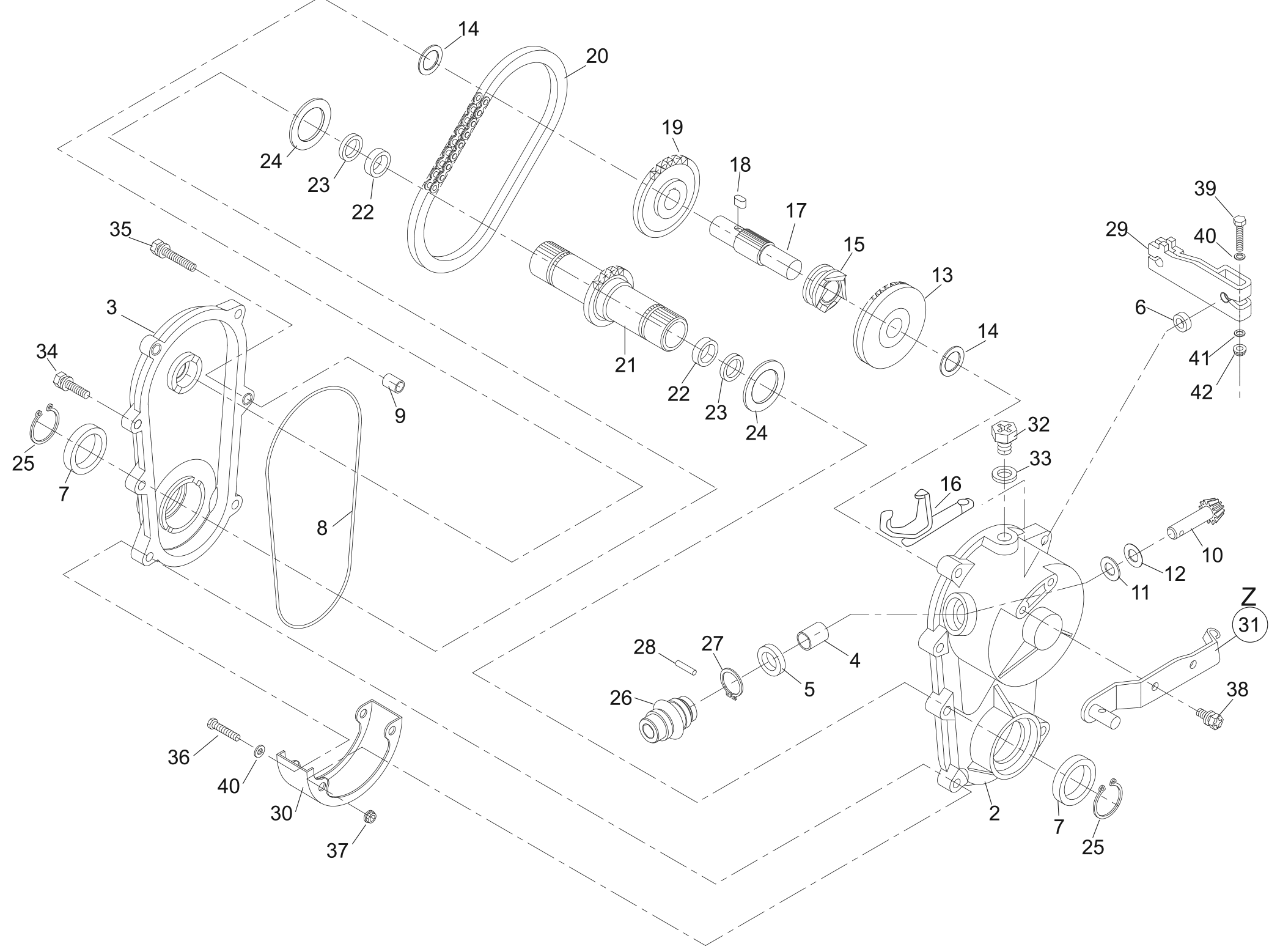 Gear Case Assy